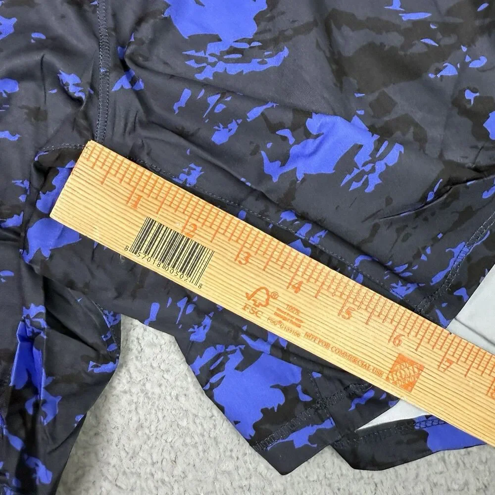 tasc Performance Weightless Shorts Mens Large Blue Black Camo 7